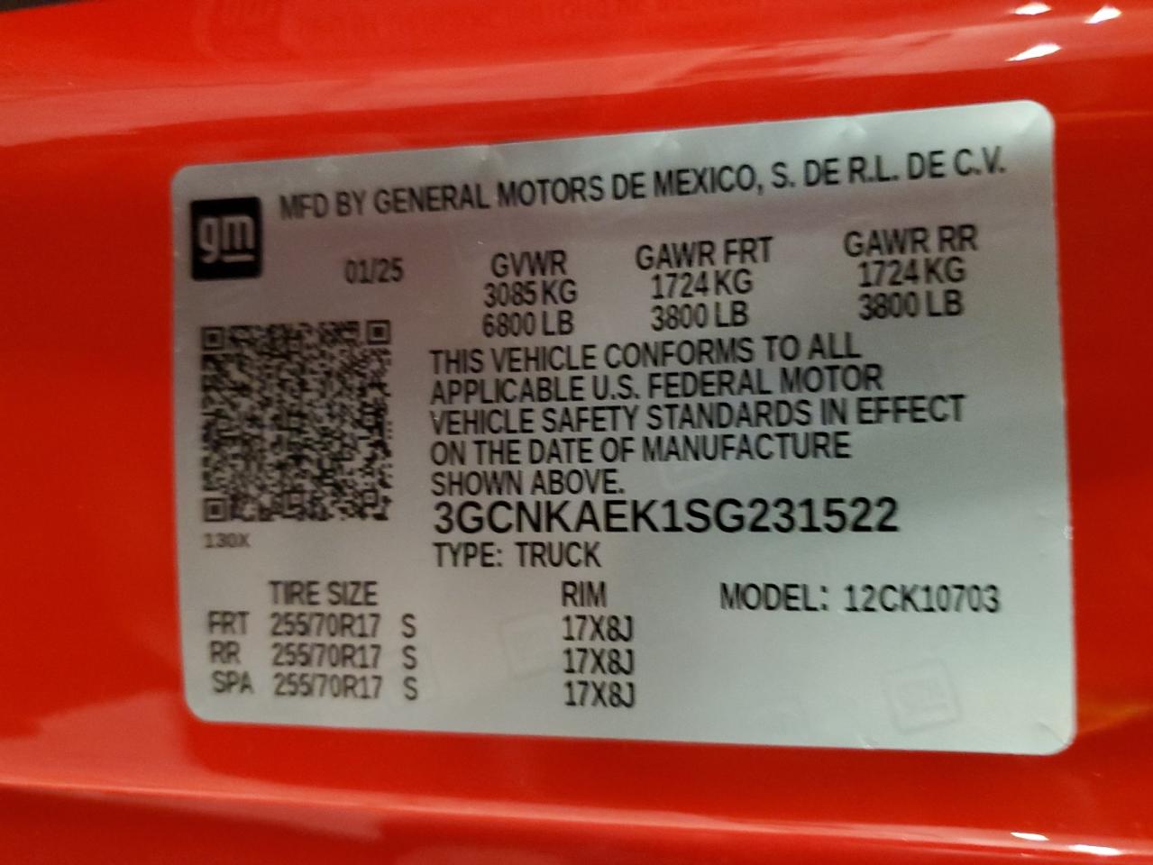 CHEVROLET SILVERADO 1500 K1500