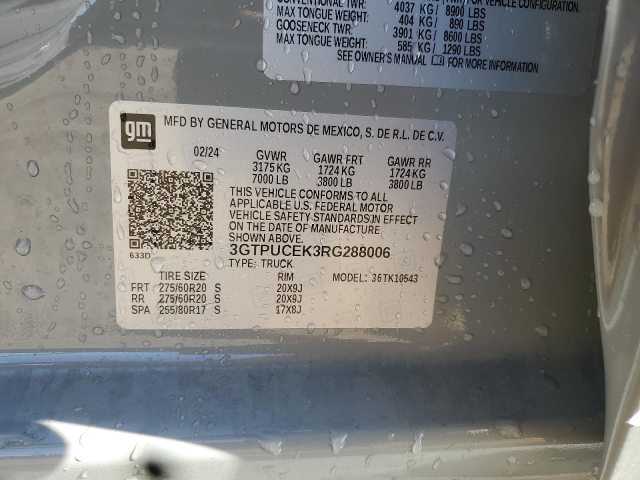 GMC SIERRA K1500 ELEVATION