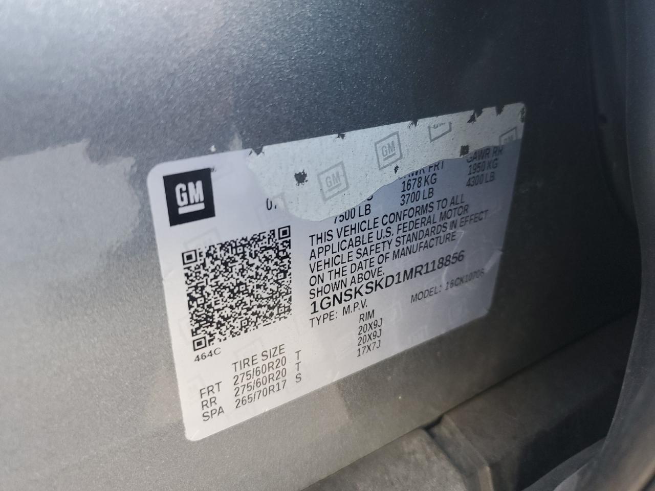 CHEVROLET TAHOE K1500 PREMIER