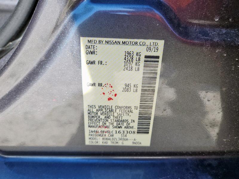 2020 NISSAN ALTIMA S #3305761774