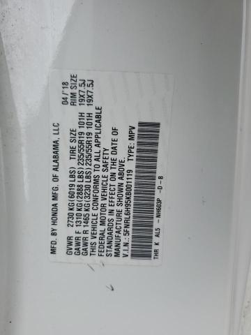 2019 HONDA ODYSSEY ELITE 5FNRL6H95KB001119