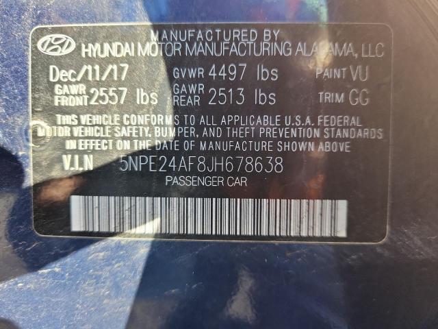 2018 HYUNDAI SONATA SE #3303842533