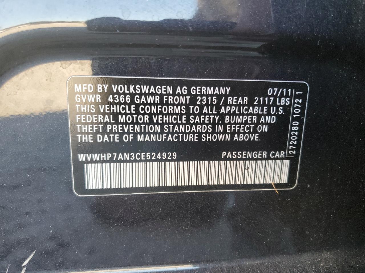 VOLKSWAGEN CC LUXURY