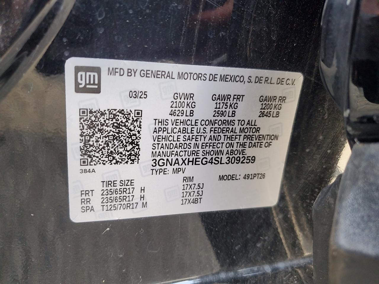 CHEVROLET EQUINOX LT