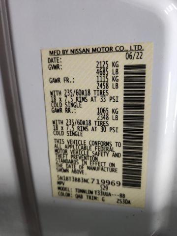 2022 NISSAN ROGUE SV - 5N1BT3BB3NC719969