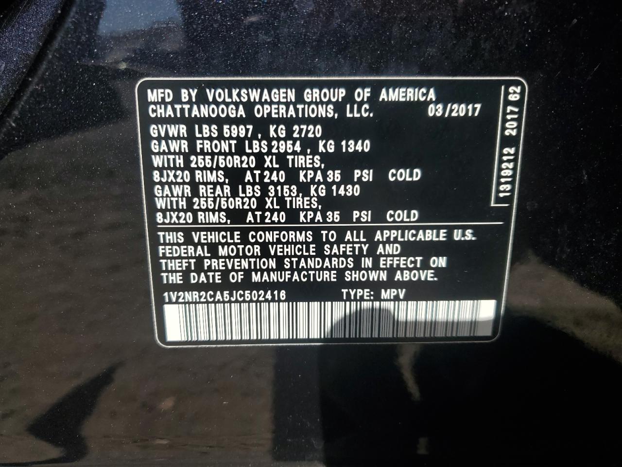 VOLKSWAGEN ATLAS SEL PREMIUM