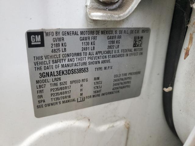 2013 CHEVROLET CAPTIVA LT #3271649352