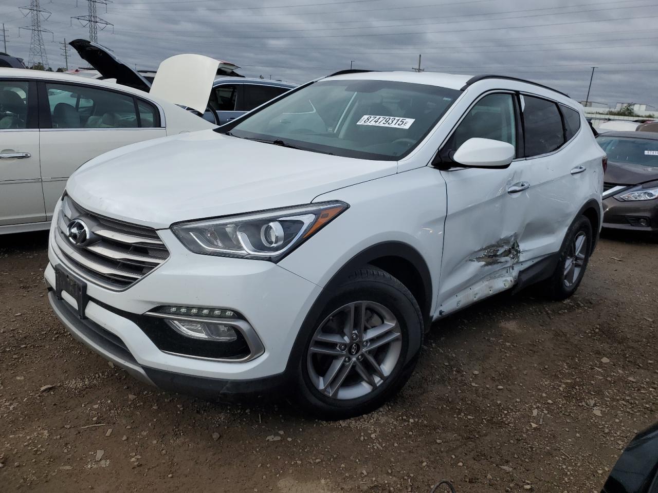 Lot #3286665300 2017 HYUNDAI SANTA FE S
