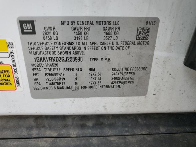 2016 GMC ACADIA SLT #3298288035