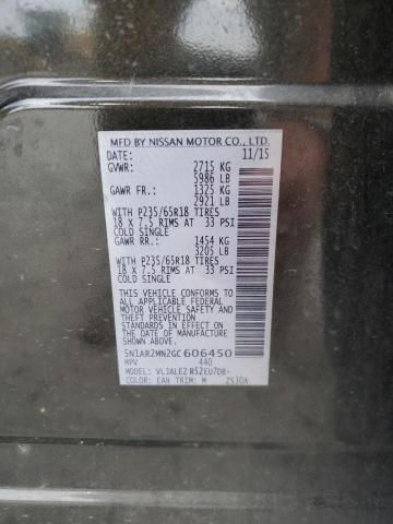 2016 NISSAN PATHFINDER S - 5N1AR2MN2GC606450