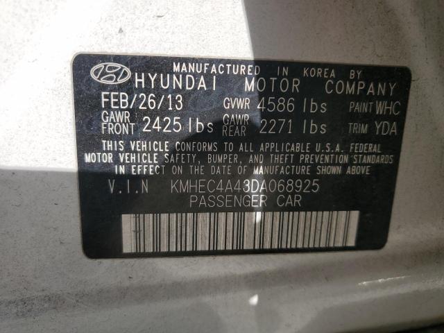 2013 HYUNDAI SONATA HYB - KMHEC4A43DA068925