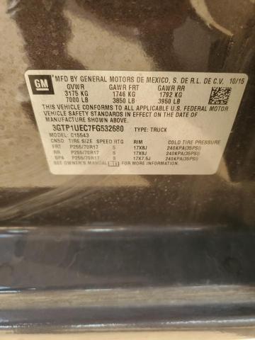 2015 GMC SIERRA C1500 SLE - 3GTP1UEC7FG532680