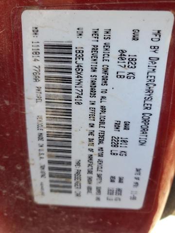 2000 DODGE STRATUS SE #3296367140