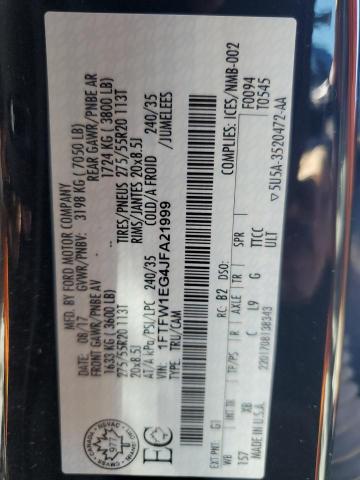 2018 FORD F150 SUPERCREW #3303845527