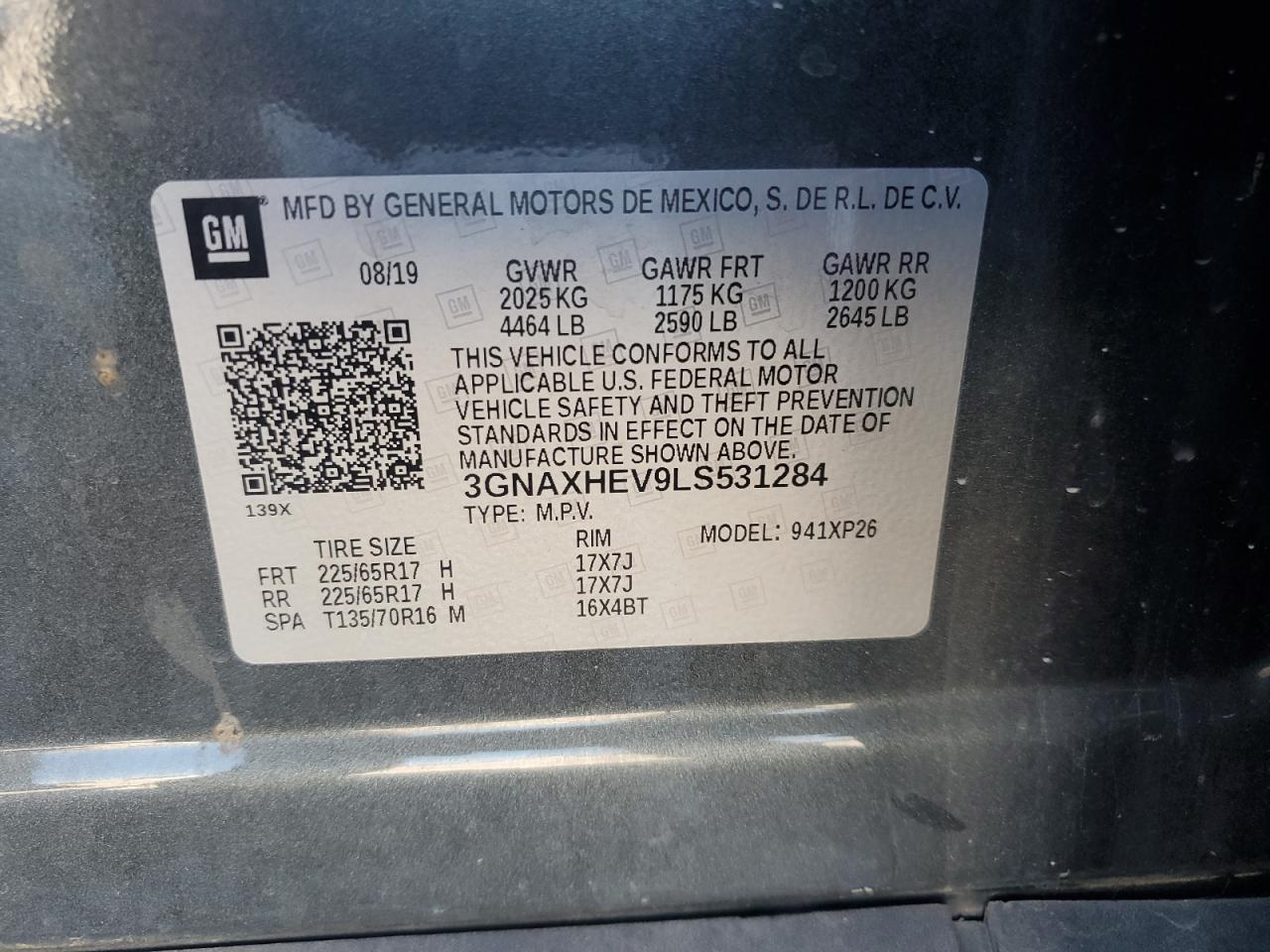 CHEVROLET EQUINOX LS