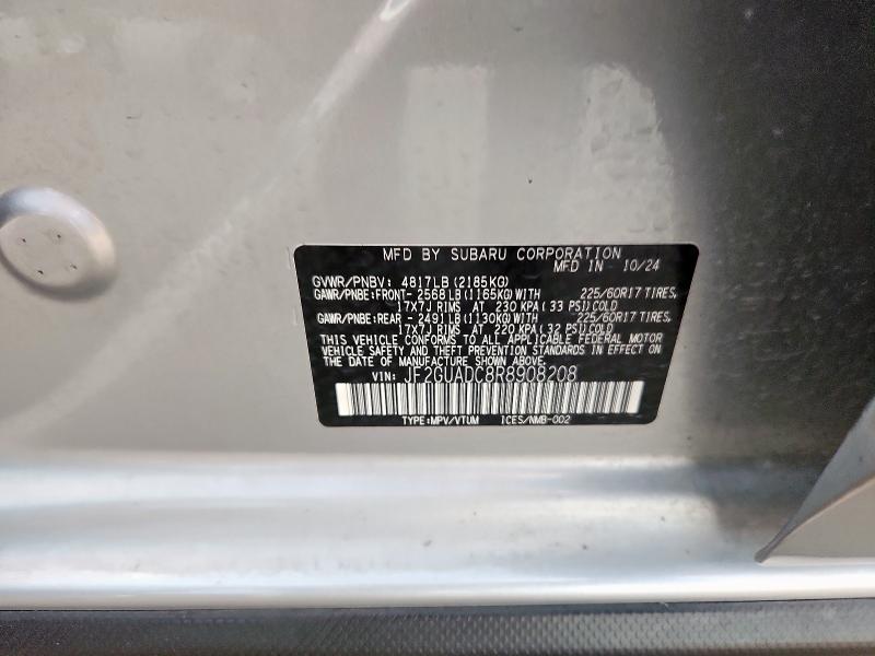 2024 SUBARU CROSSTREK #3278857112