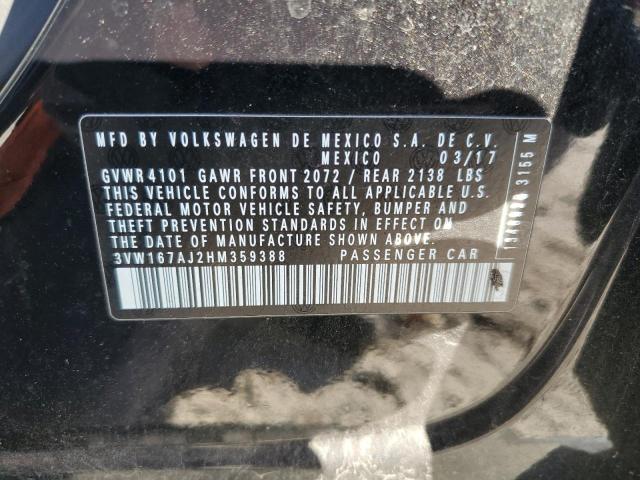 2017 VOLKSWAGEN JETTA S #3294339891