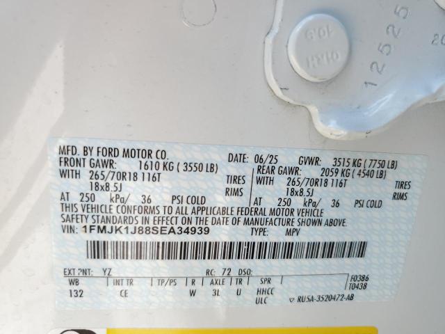 2025 FORD EXPEDITION - 1FMJK1J88SEA34939