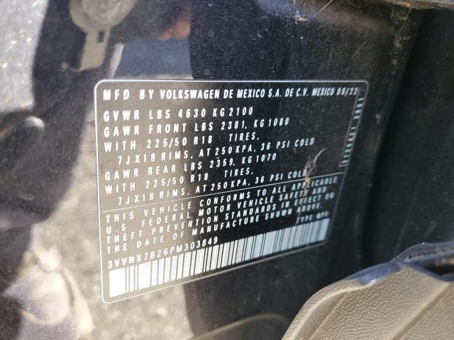 2023 VOLKSWAGEN TAOS SE #3302729052