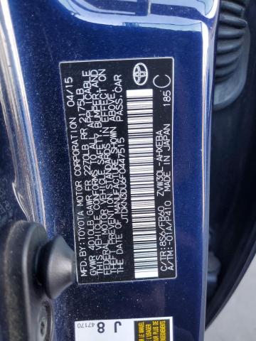 2015 TOYOTA PRIUS - JTDKN3DU6F0447515