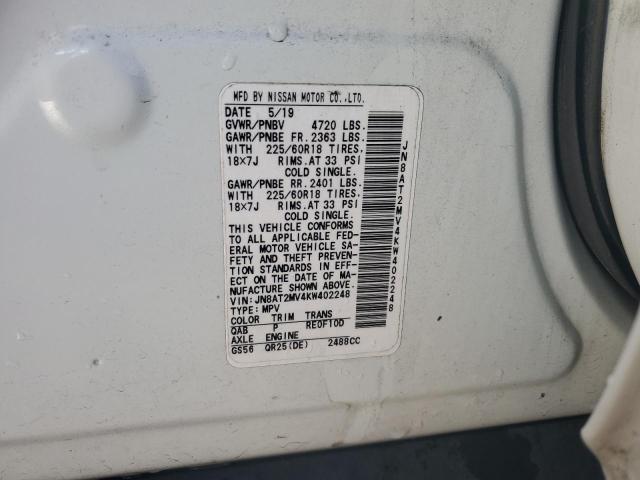 2019 NISSAN ROGUE S #3293446405