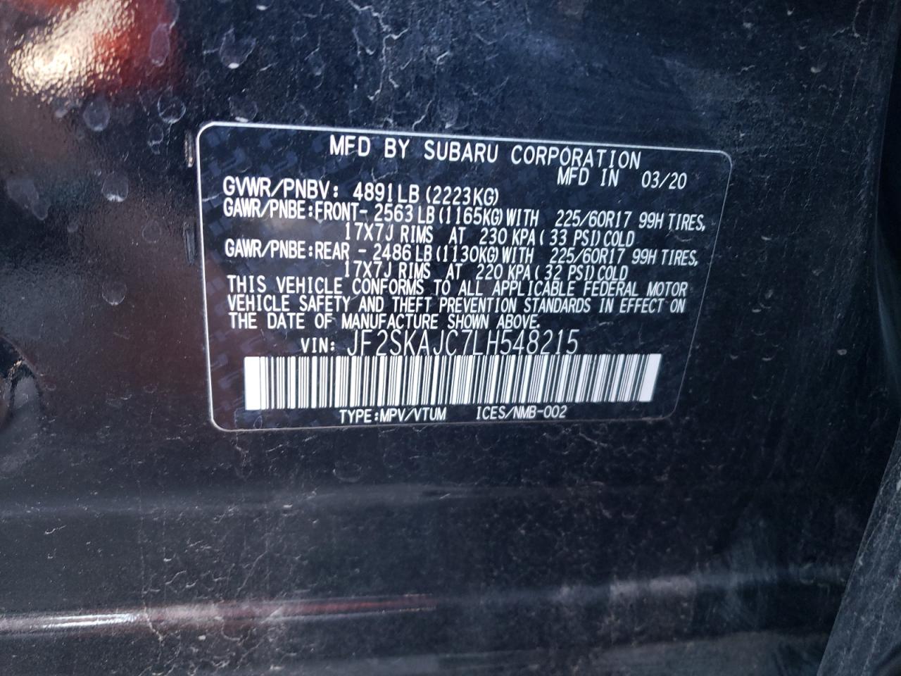 SUBARU FORESTER PREMIUM