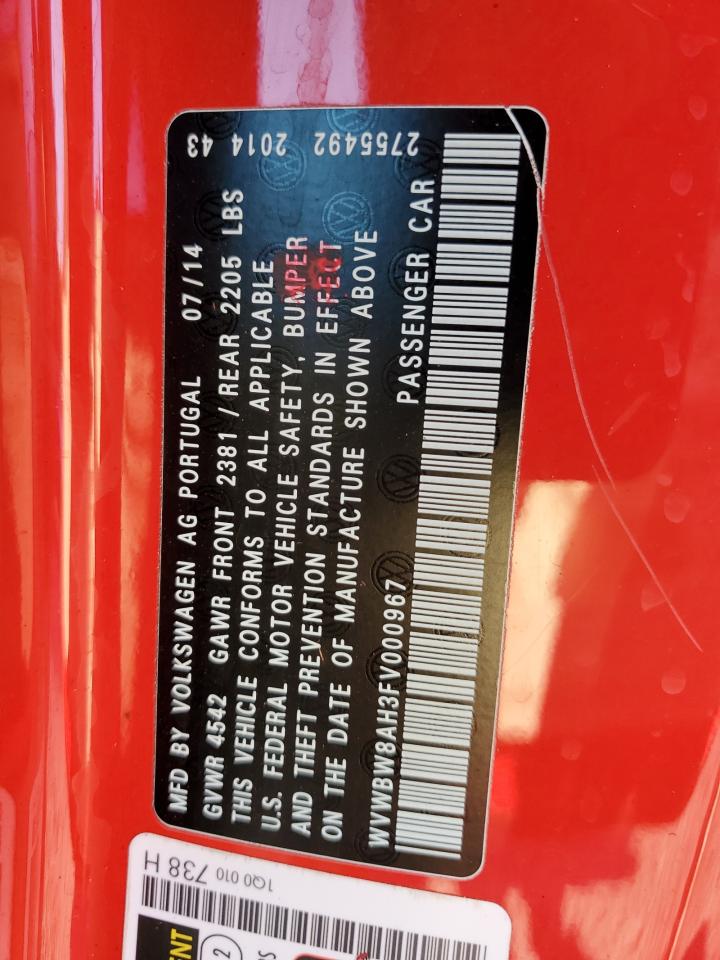 VOLKSWAGEN EOS KOMFORT