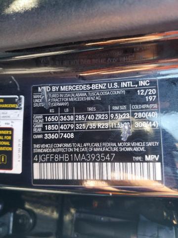 2021 MERCEDES-BENZ GLS MERCED #3309605566