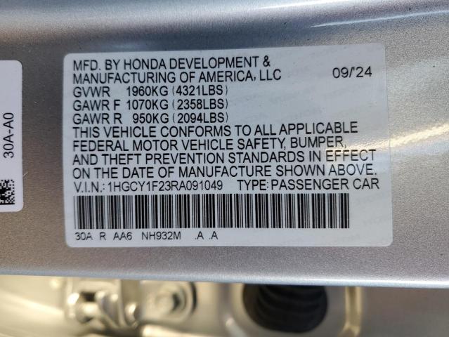 2024 HONDA ACCORD LX - 1HGCY1F23RA091049