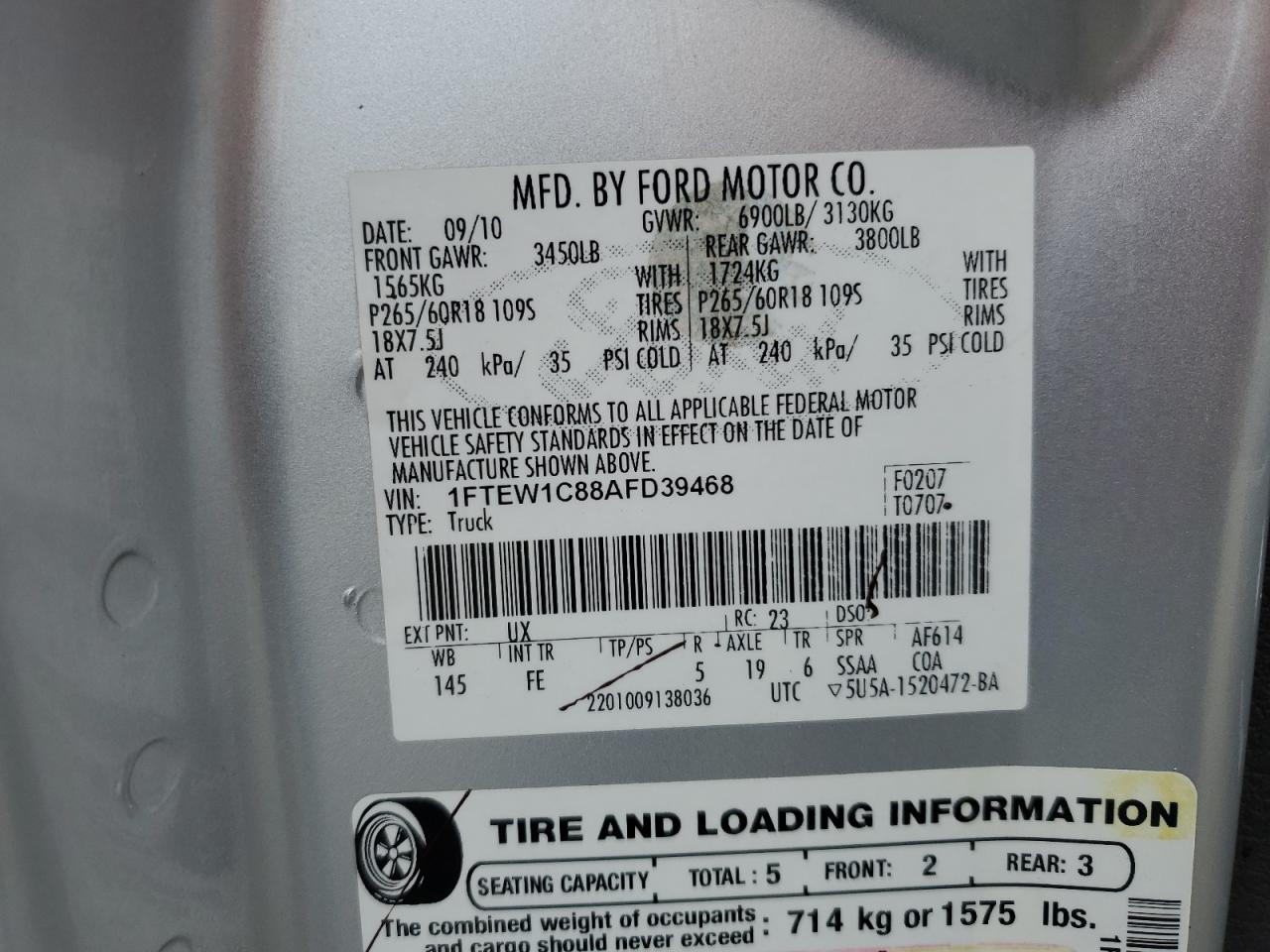 FORD F-150 SUPERCREW