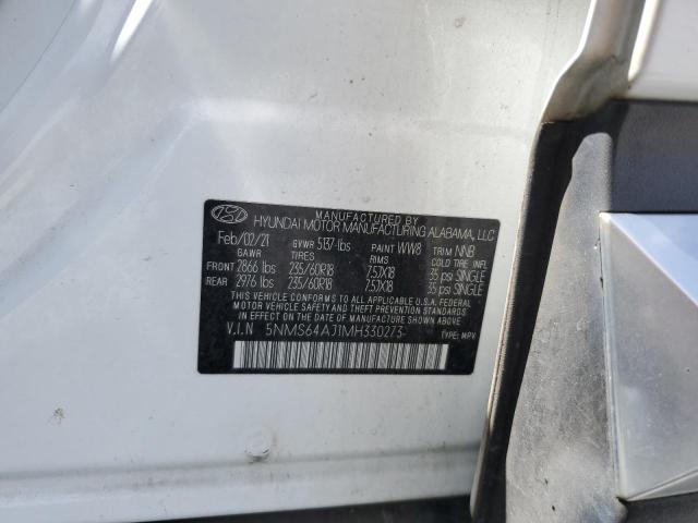 2021 HYUNDAI SANTA FE S 5NMS64AJ1MH330273