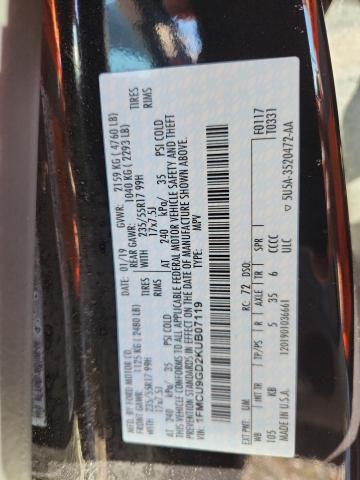 2019 FORD ESCAPE SE - 1FMCU9GD2KUB07119