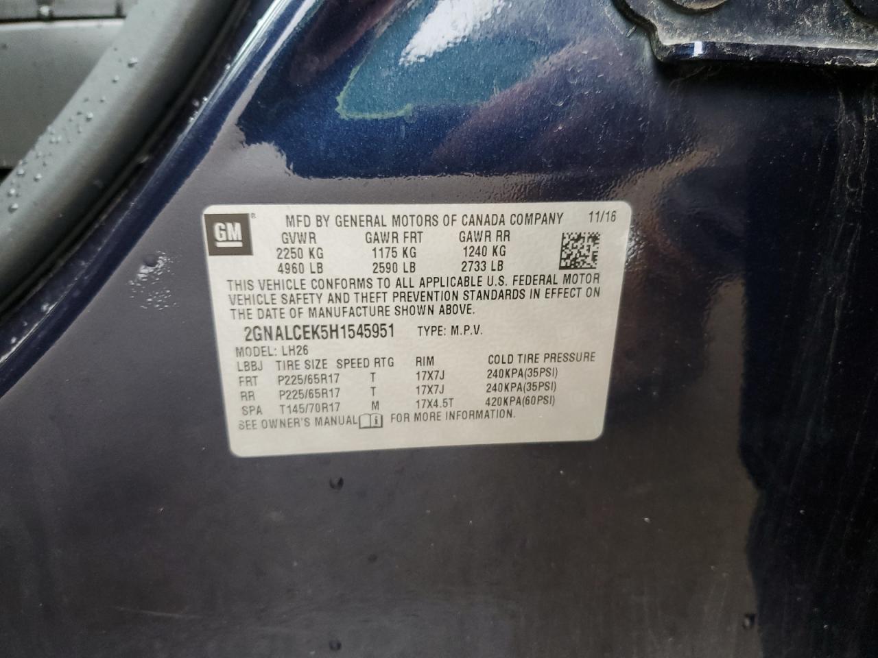 CHEVROLET EQUINOX LT