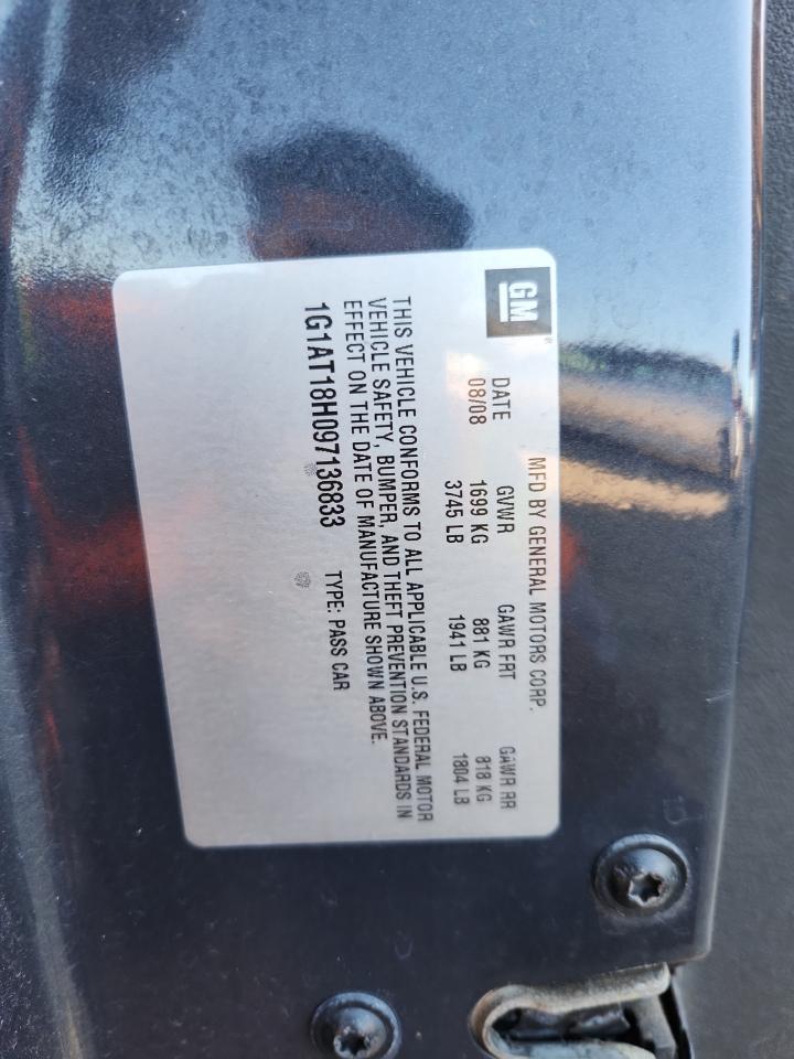 Lot #3284778529 2009 CHEVROLET COBALT LT