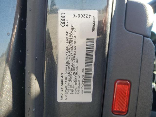 2025 AUDI A5 PREMIUM WAUDACF54SA007840