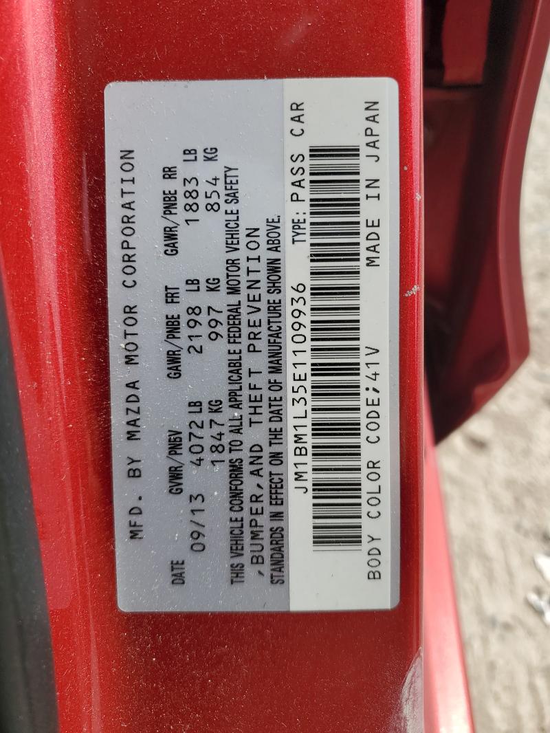 2014 MAZDA 3 TOURING - JM1BM1L35E1109936