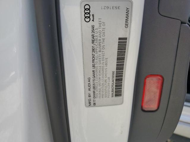 2018 AUDI S5 PREMIUM WAUB4CF5XJA036966