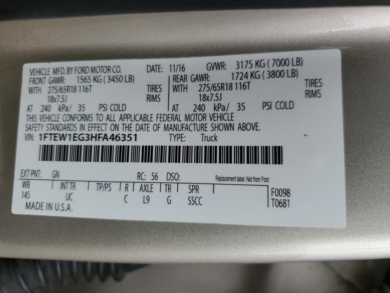 FORD F-150 SUPERCREW