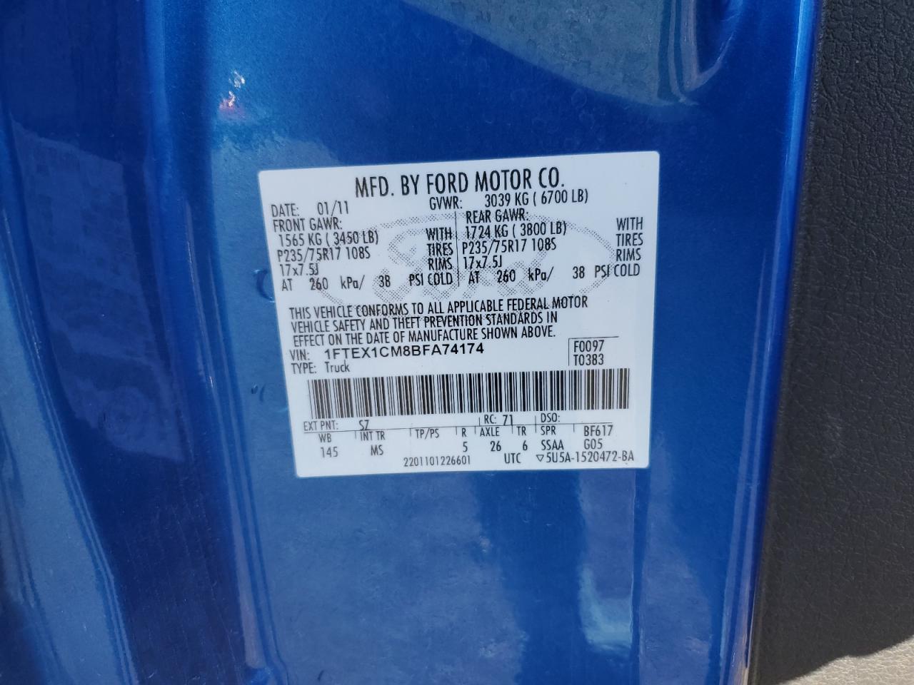 FORD F-150 SUPER CAB