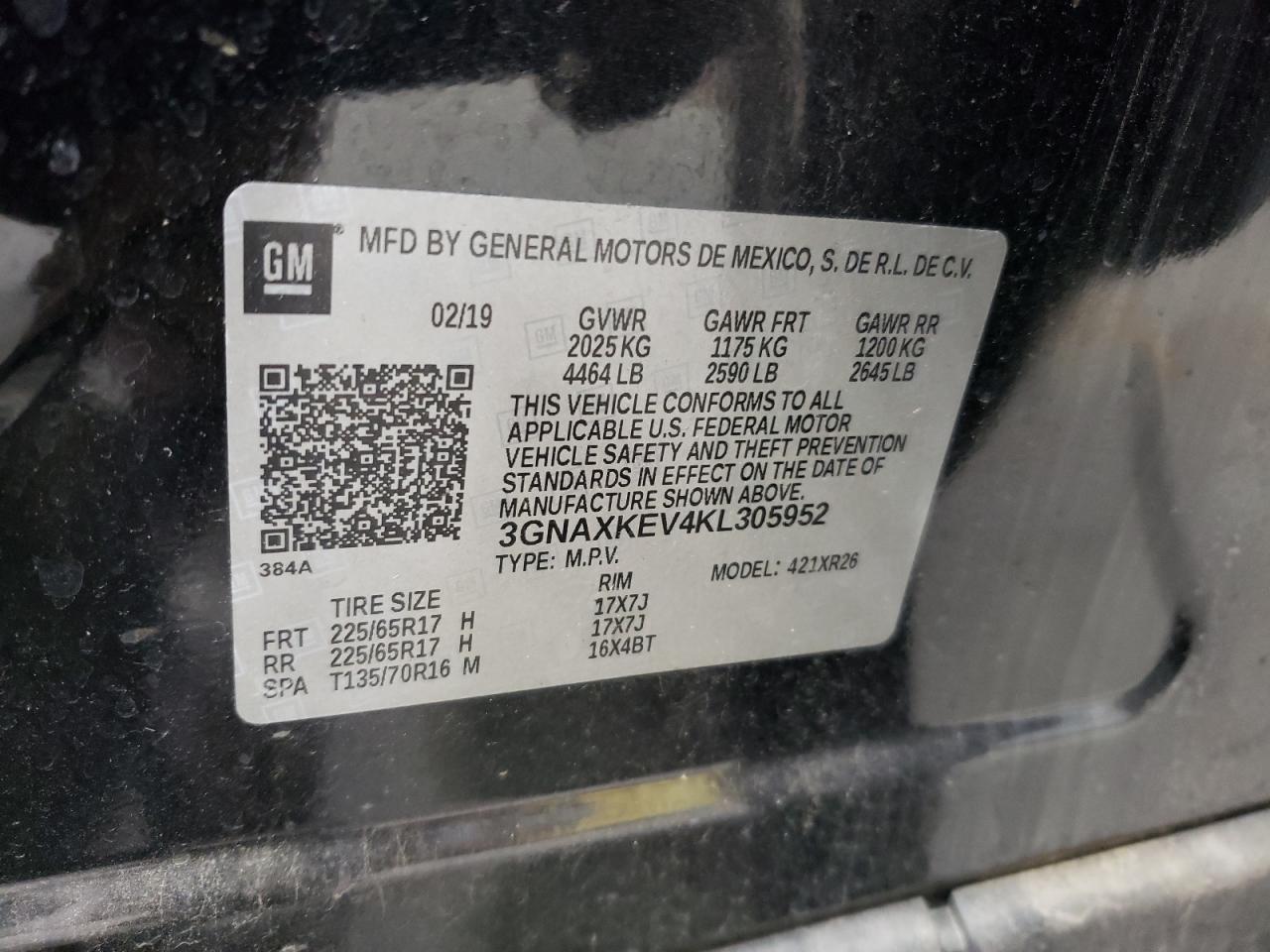 CHEVROLET EQUINOX LT