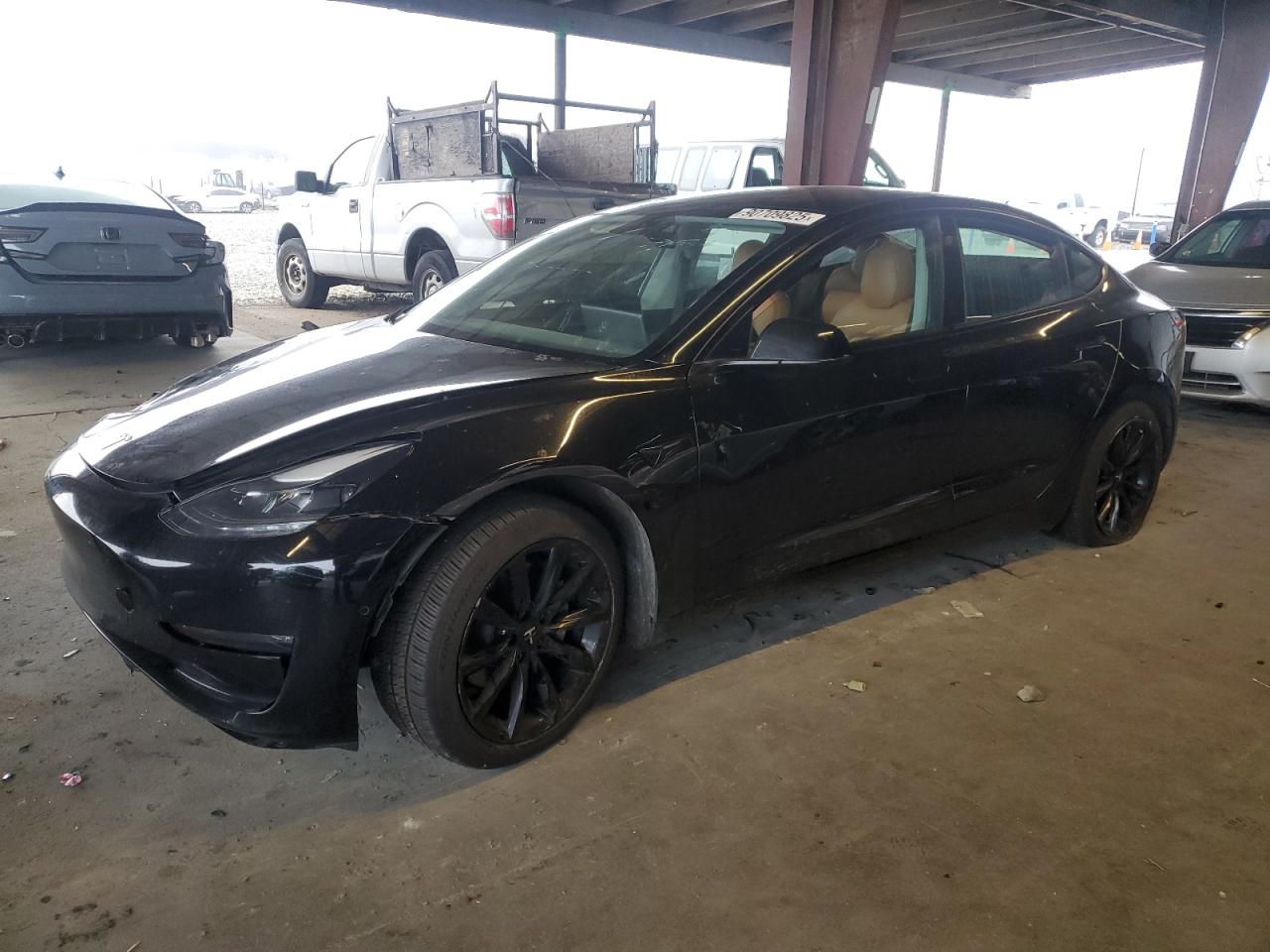 Lot #3310755773 2021 TESLA MODEL 3