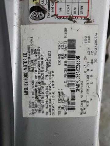 2010 FORD FUSION HYB - 3FADP0L36AR236808