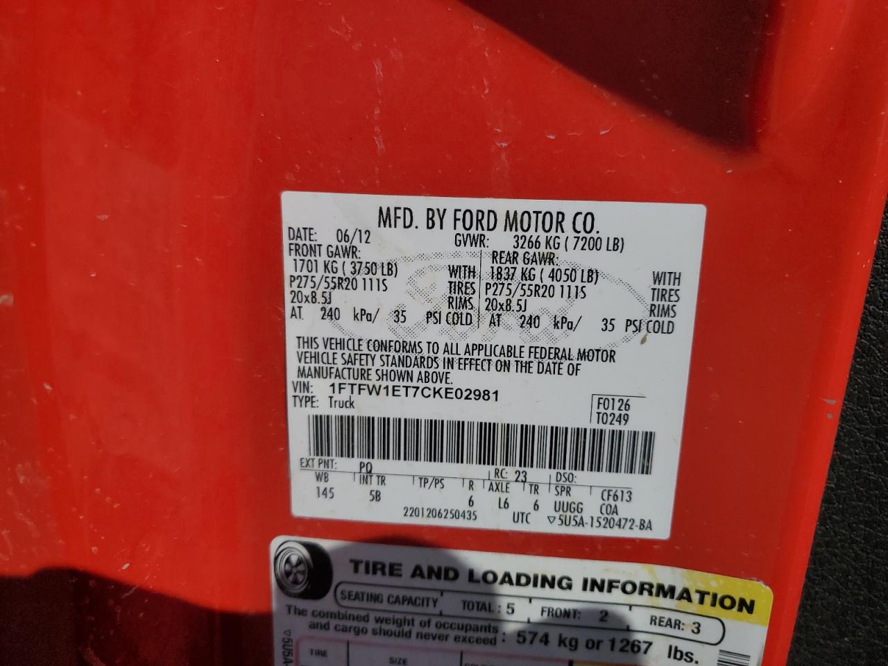 FORD F-150 SUPERCREW