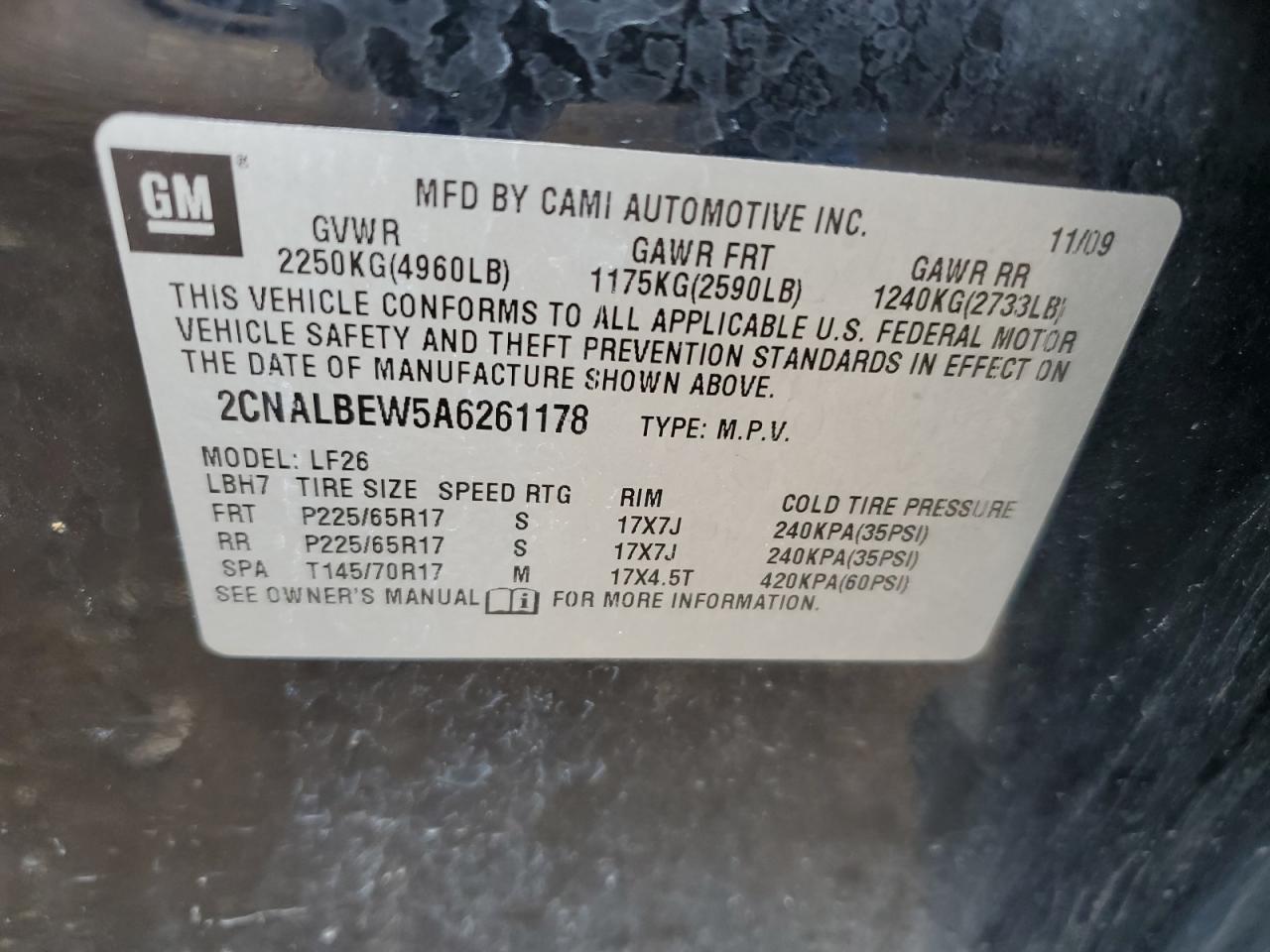 CHEVROLET EQUINOX LS