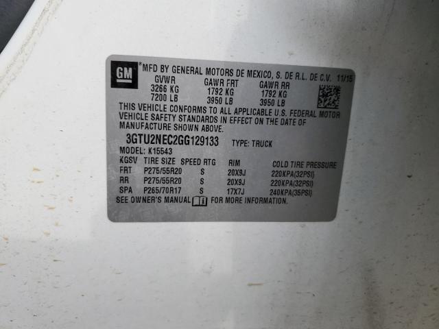 2016 GMC SIERRA K15 #3309405981