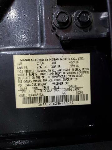 2008 NISSAN ALTIMA 2.5 #3280489155