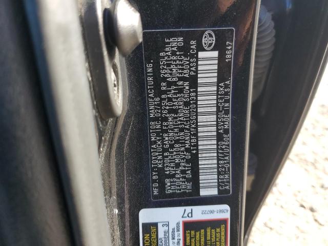 2016 TOYOTA CAMRY LE 4T1BF1FK5GU201381