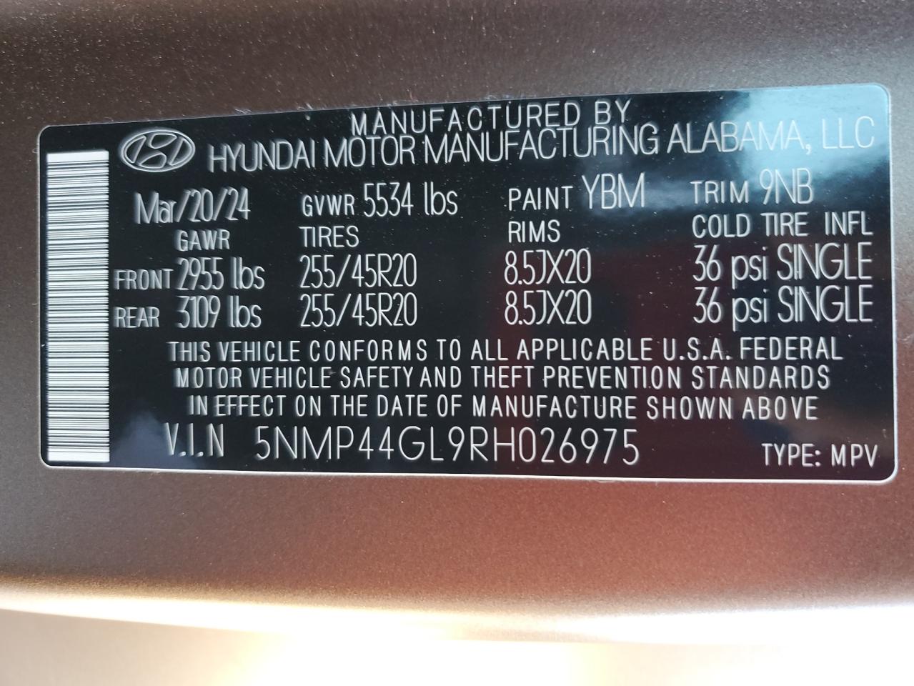 HYUNDAI SANTA FE LIMITED