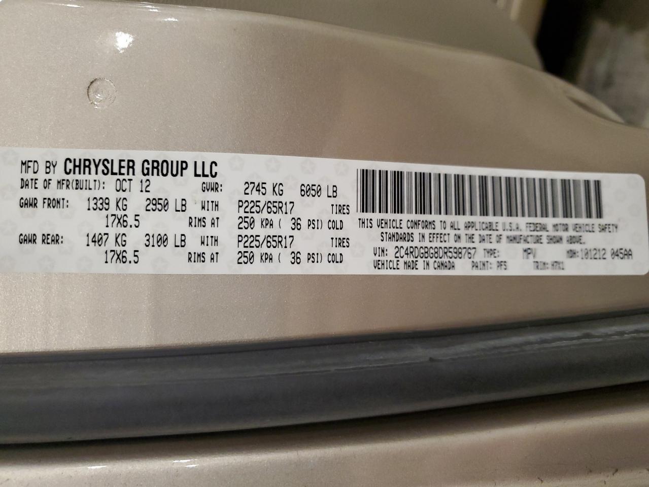 DODGE GRAND CARAVAN SE