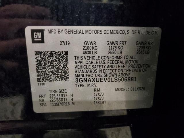 2020 CHEVROLET EQUINOX LT #3291349144
